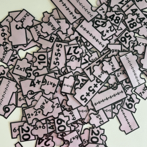 PUZZLES TABLAS DESCOMPOSICIÓN DEL 2 AL 9