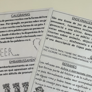 TEORÍA REFRANES, CALIGRAMAS, TRABALENGUAS Y ADIVINANZAS