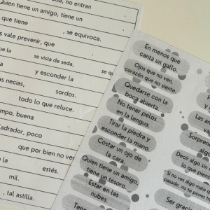 FICHAS REFRANES