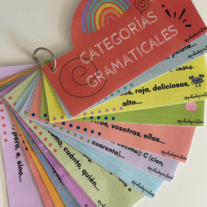 LLAVERO CATEGORÍAS GRAMATICALES