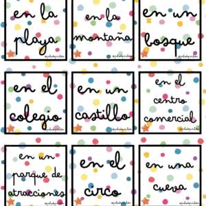 TARJETAS CUENTOS ESPACIOS