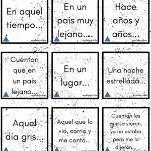 TARJETAS CUENTOS PRINCIPIOS Y FINALES