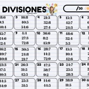 RETOS MATES DIVISIONES SENCILLAS