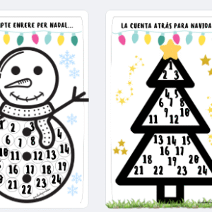 CALENDARIOS CUENTA ATRÁS NAVIDAD