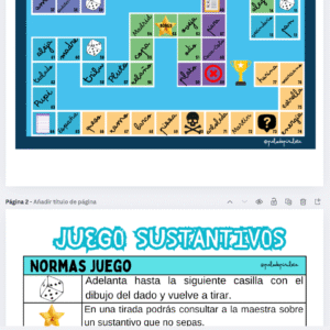 TABLERO SUSTANTIVOS
