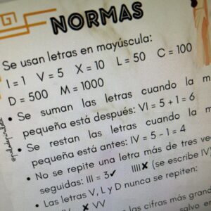 NÚMEROS ROMANOS NORMAS