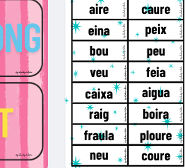CLASSIFICACIÓ TARGETES DIFTONG-HIAT