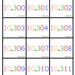 NÚMEROS DEL 10.000 AL 11.000 (U, D, C, UM y DM)