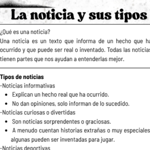 MATERIAL LA NOTICIA