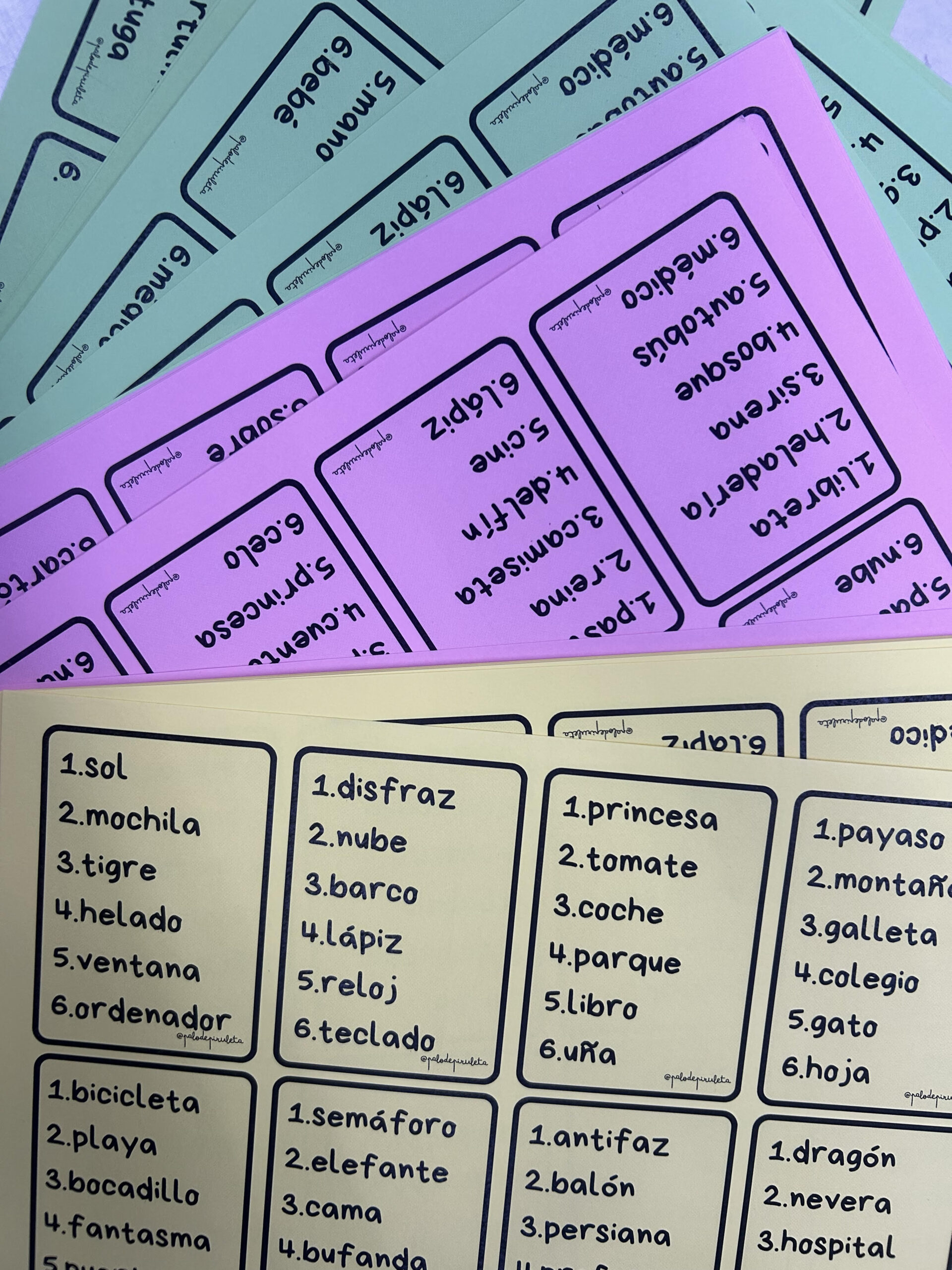 JUEGO ADIVINAR PALABRAS PAREJAS