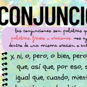 HOJA RESUMEN CONJUNCIONES