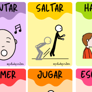 JUEGO TARJETAS VERBOS