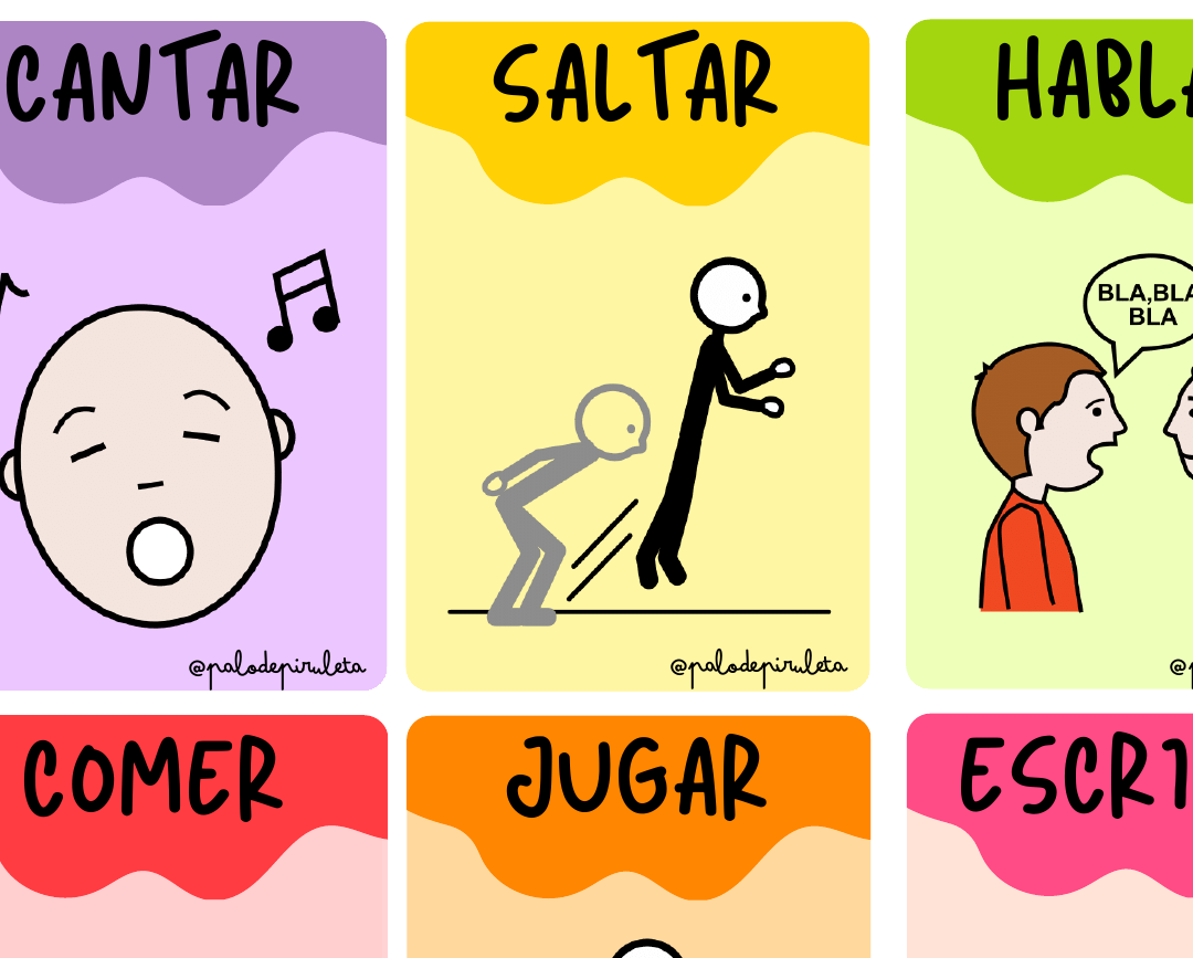 JUEGO TARJETAS VERBOS