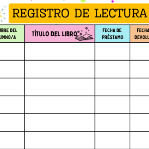 REGISTRO DE LECTURA