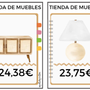 TARJETAS TIENDAS MUEBLES