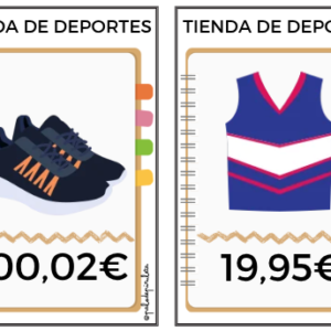 TARJETAS TIENDAS DEPORTES