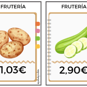 TARJETAS TIENDAS FRUTERÍA